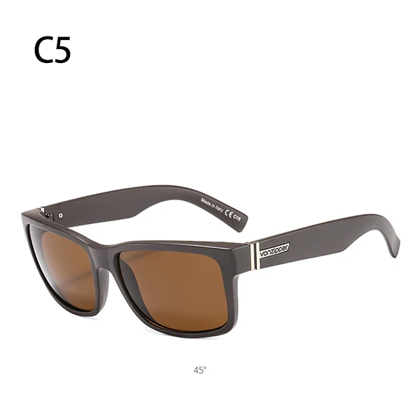 RFOLVE, летние, для путешествий, модные солнцезащитные очки, мужские, брендовые, квадратные, ультралегкие очки, оправа, солнцезащитные очки, мужские, модные, оттенки, RX5 - Цвет линз: C5 Brown Frame