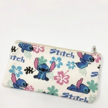 Disney стежок холст портативная ручка карандаш мультфильм сумка для хранения Микки Макияж холст чехол для мальчиков и детей студенческий подарок Макияж