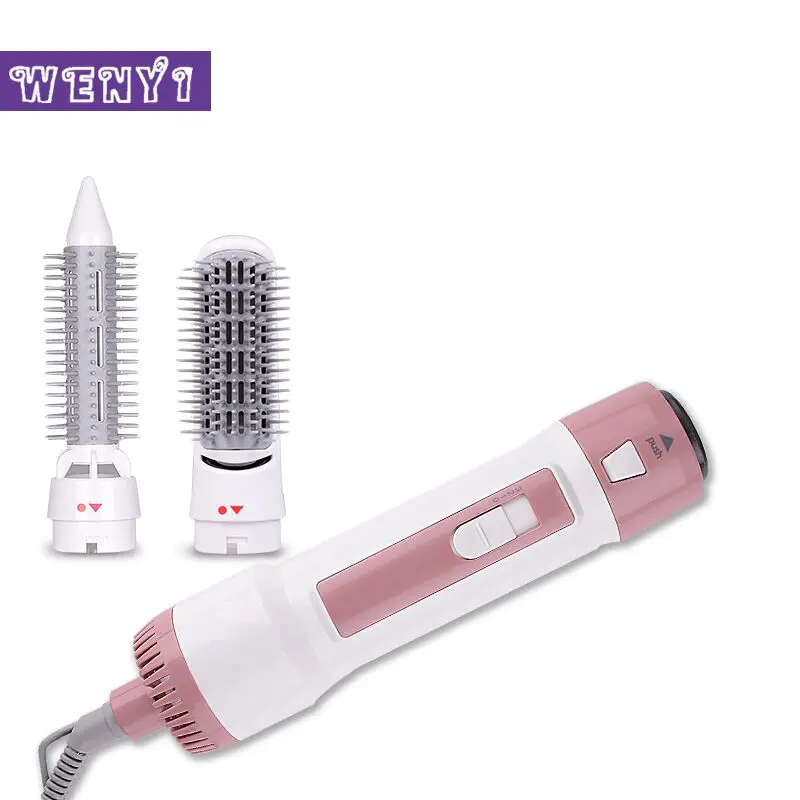 Harga Wenyi 220 240 V Listrik Rambut Pengeriting Penata Rambut Hair Dryer Mesin Sikat Sisir Pelurus Atlet Curling Putra Alat Styling