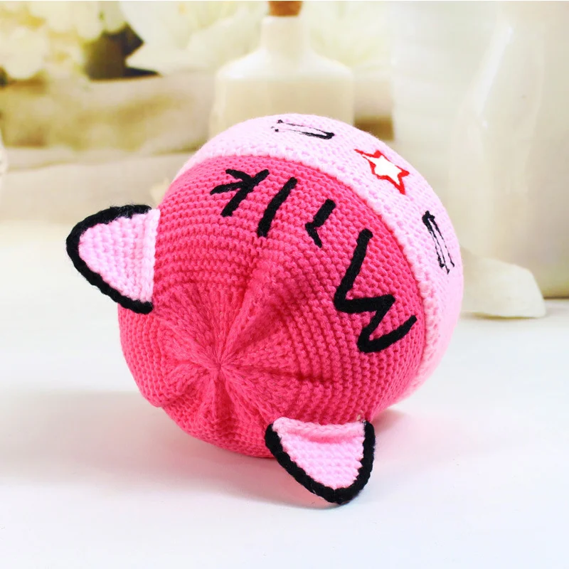 Cartoon Knitting Baby Winter Hat Velvet Warm Baby Boys Beanie With Cat Ears Crochet Pattern Infant Beanie For Baby Girls New (8)