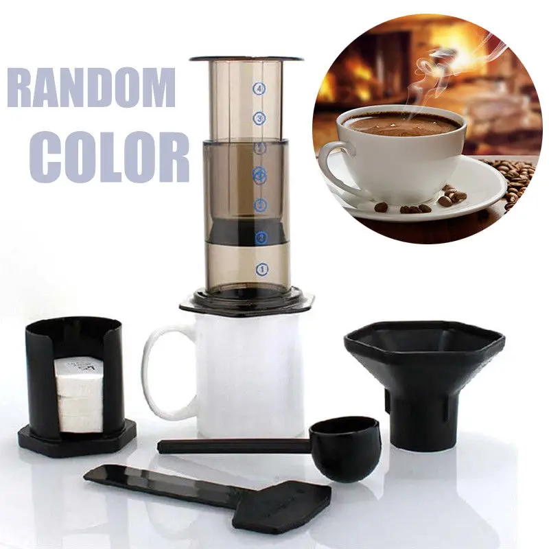 Acrylic French Press 450ml Prensa Francesa Portable Coffee Pot Espresso