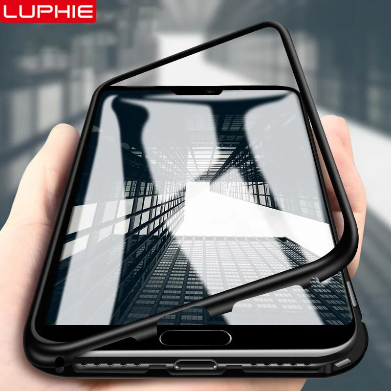 Luphie Магнитный адсорбционный чехол для Huawei P20 Pro Чехол Прозрачный P 20 P20pro coque |