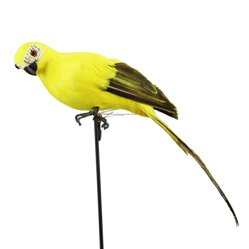 2019 25cm Foam Feather Parrot Garden Decoration Simulation Parrot Decorative Bird Garden Supplies 2019 25cm Foam Feather Parrot Garden Decoration Simulation Parrot Decorative Bird Garden Supplies