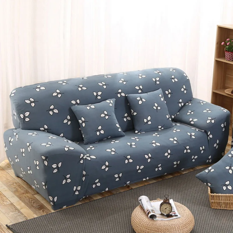 Urijk Sofacover Flowers Printing Cloth Single Two Three Four Seats Pillow Case Four Seasons Slipcover Sofa Universal Copridivano