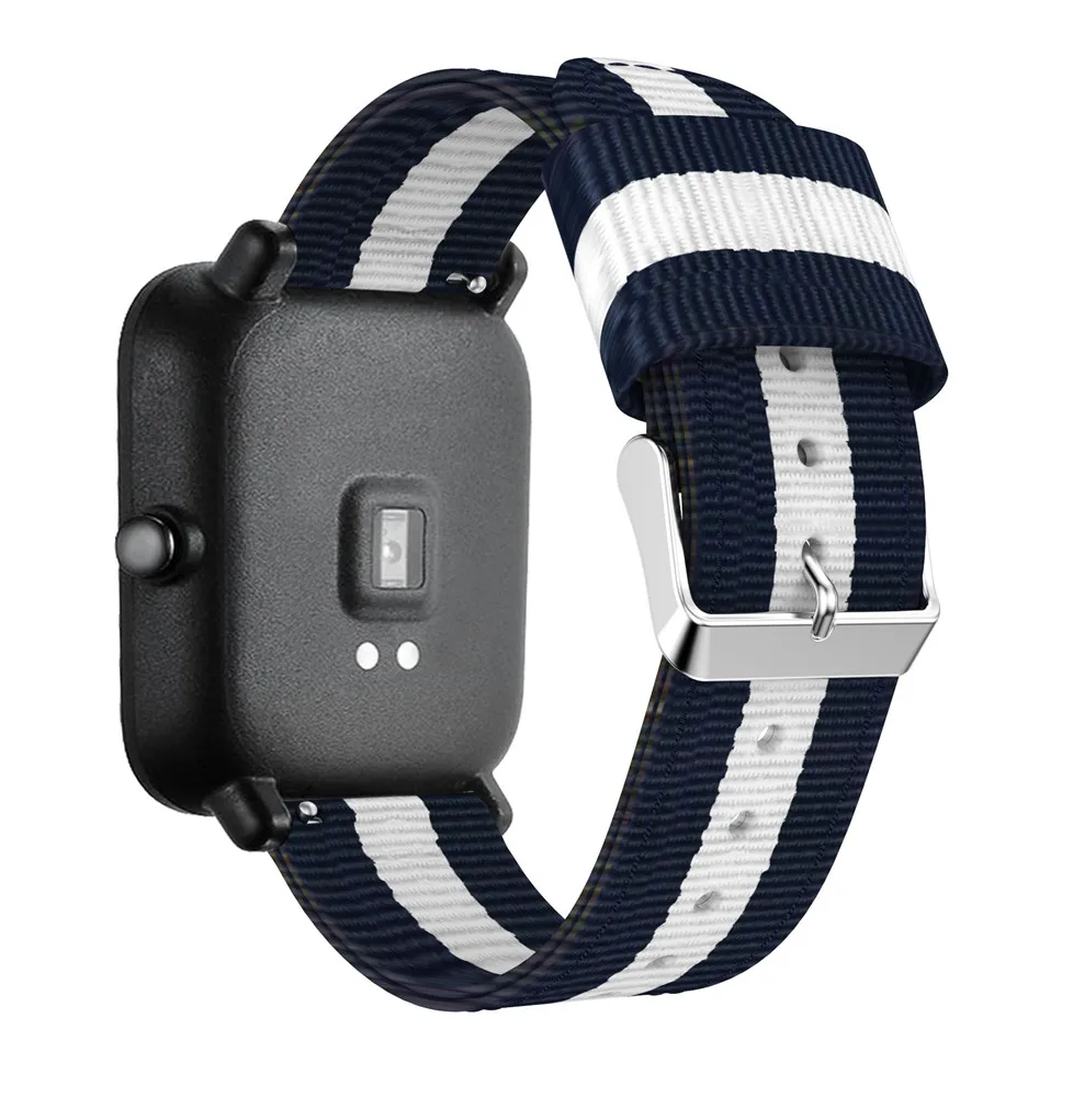 Ремешок нейлоновый для Amazfit Bip Youth сменный Браслет Для Xiaomi Huami Bit|Смарт-аксессуары| |