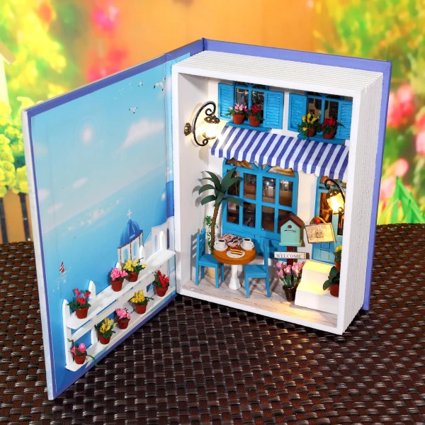 

DIY doll house Furniture dollhouse miniature Building model wooden Kits Toys B002