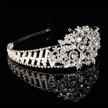

Girl Bridal Princess Stunning CrystaL Tiara Wedding Crown Hair Band Headband 180327-4