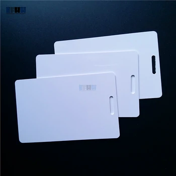 

125KHZ TK4100 EM4100 Hole RFID Card Read Only ID Card In Access Control Card