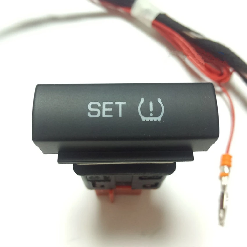 

NEW TPMS Tire Pressure Warning Switch BUTTON with Harness Set For Octavia 1ZD 927 127 1ZD927127
