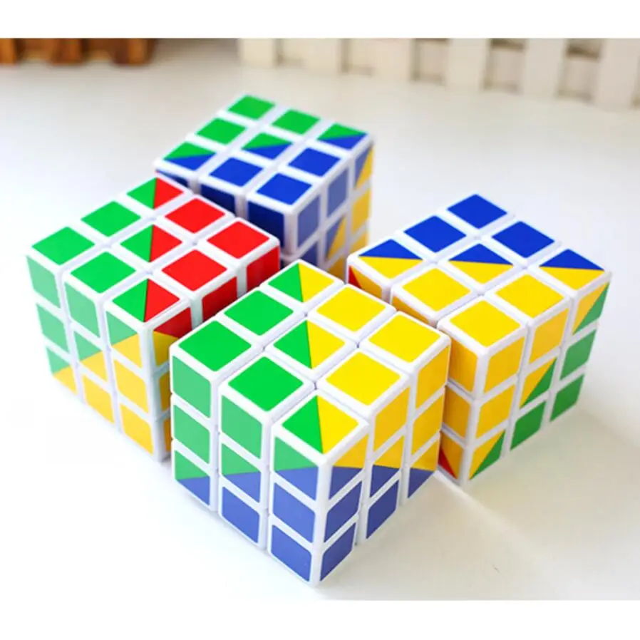 

Mini Magic Toys Cube 3x3x3 Speed Cube Pyramid Color Puzzle Cubo Magico Toys For Children Learning & Educational