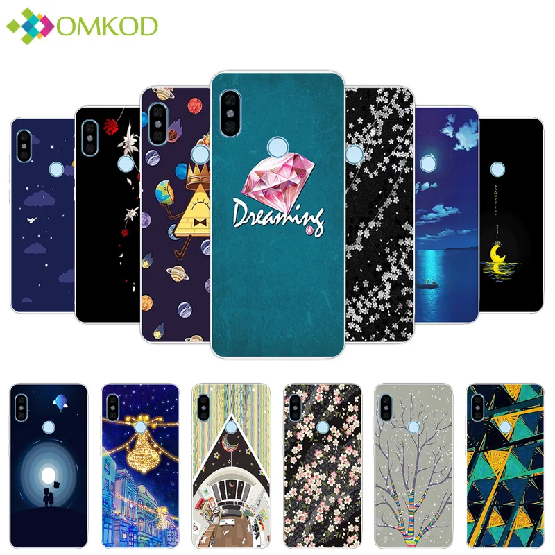 for Redmi Note 5 Pro Ultrathin TPU Phone Case 5.99 inch Xiaomi 5Prime Transparent Silicon Disorganized Cover RedMi | Мобильные