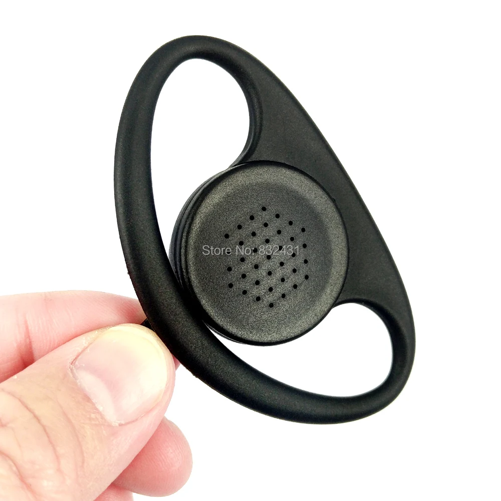 10 Pieces 3.5mm D Shape Listen Only Headset 4