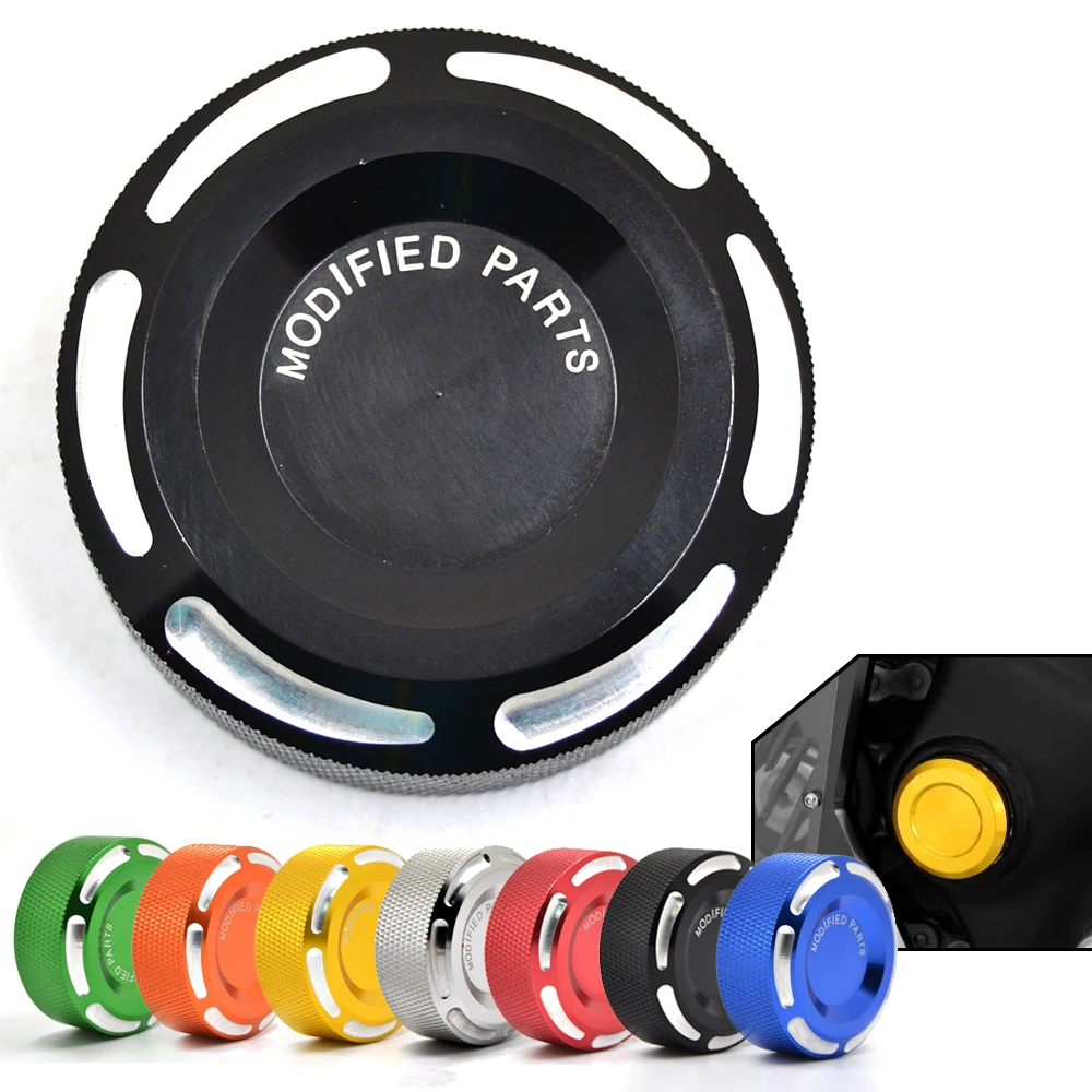 BJGLOBAL Motorcycle CNC Aluminum Rear Brake Fluid Reservoir Cover Cap