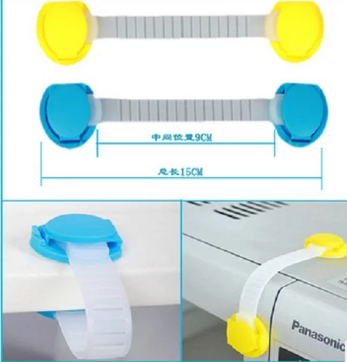10 шт./лот Пластик маленьких Детская Безопасность Защита для детей ребенок Замки двери шкафа для блокировки безопасности малыша Детская