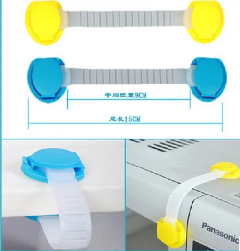 

10PCS/Lot Plastic Baby Safety Protection For Children Child Locks Cabinet Door Baby Security Lock Kid Safety Products 2Colors