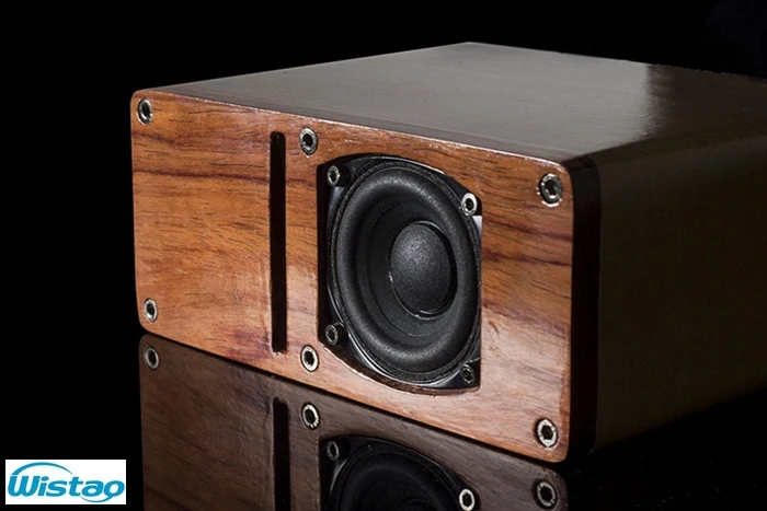 IWISTAO HIFI динамик 2 дюйма полный спектр лабиринт структура деревянный 2X10 Вт 4 Ом 84 дБ