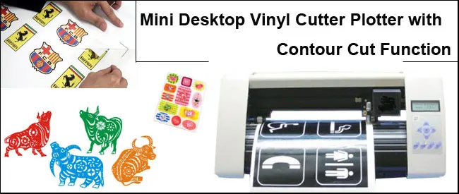 Mini Vinyl Cutter Plotter with Contour Cut Function