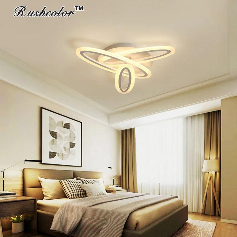 

2019 Modern LED Ceiling light for living room bedroom acrylic + ironware 36W 54W 72W ceiling lights 108W for 18-30 square meters