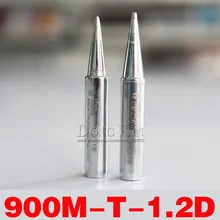 10 шт./лот Высокое качество для паяльной станции 936/937 паяльник наконечники без свинца 900M-T-1.2D