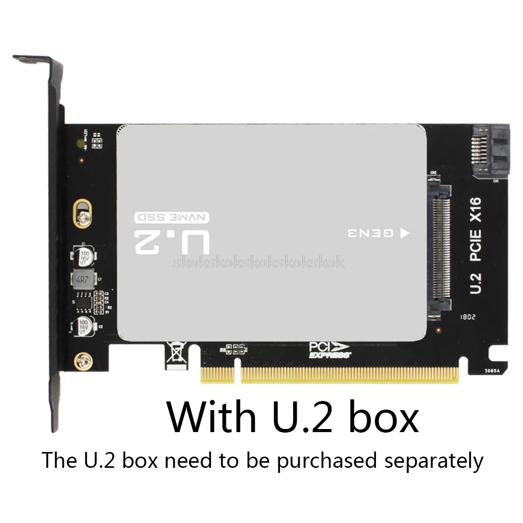 U2BOX U2 Box M.2 к U.2 SFF-8639 адаптер PCIe 2,5 'U.2 SSD PCI-E X4 X16 intel PCIe3.0 PCI-Express M-KEY b-ключ Jy23 19 Прямая поставка