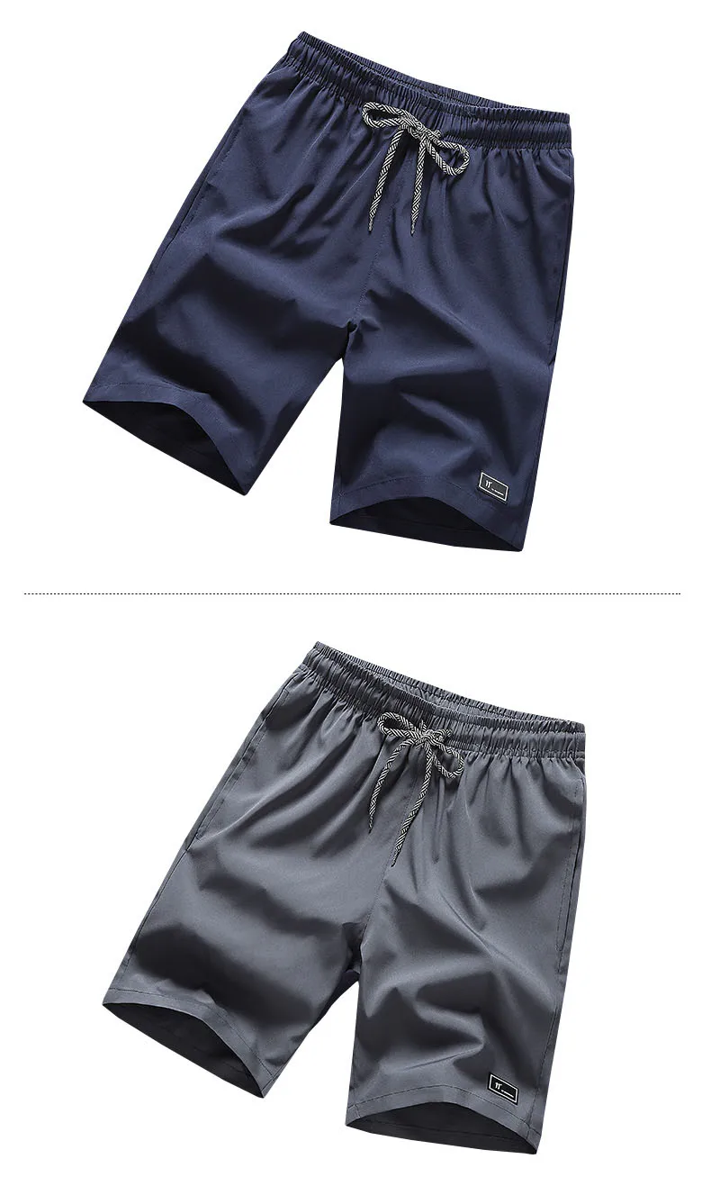Мода Досуг быстросохнущая дышащий Прохладный бренд пляжные шорты мужской новый мужские шорты кэжуал Летний стиль шорты для фитнеса