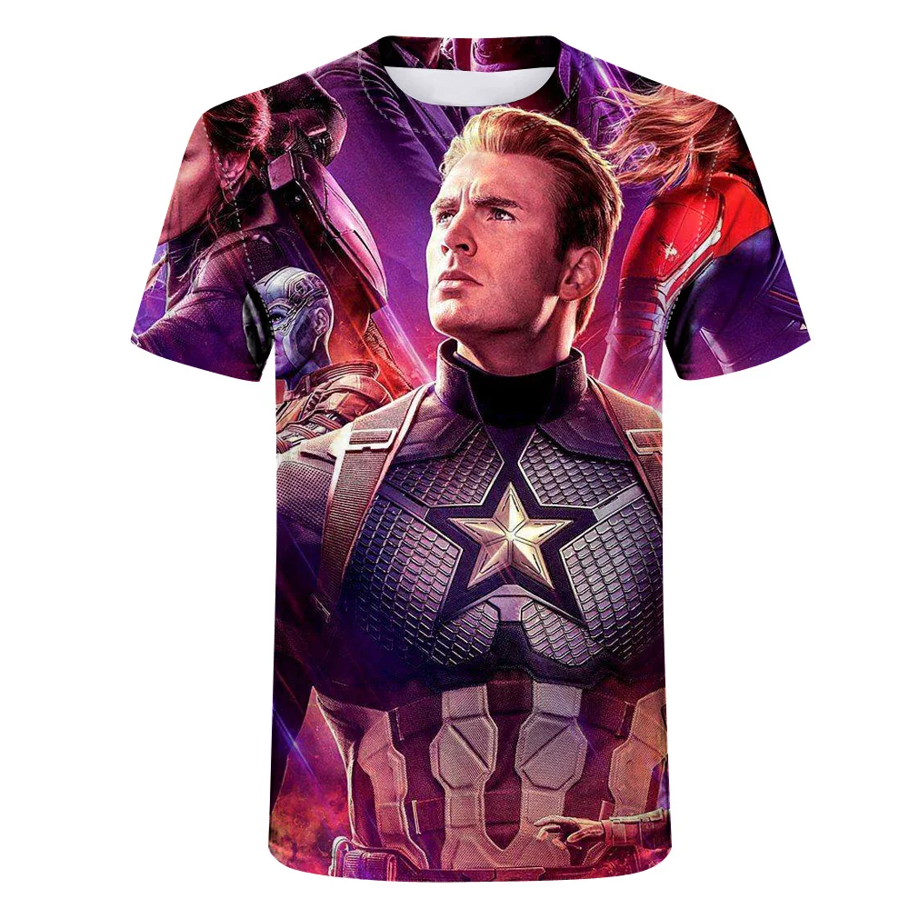 2019 Neweset Avengers4 Endgame футболка для мужчин/wo мужчин Железный человек Капитан Америка