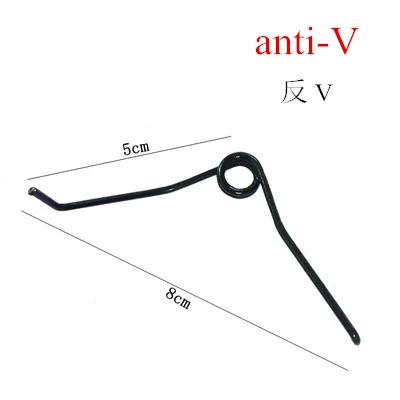 3 предмета в комплекте V-образная круглая спиральная компрессионная пружина, стальной секатор, ножницы, резак, замок, пружина, аксессуары для садовых принадлежностей - Цвет: anti-V