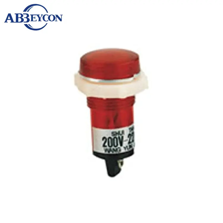 ZS116 15mm High quality Red pilot light for audio tube amplifier indicator light 120vin