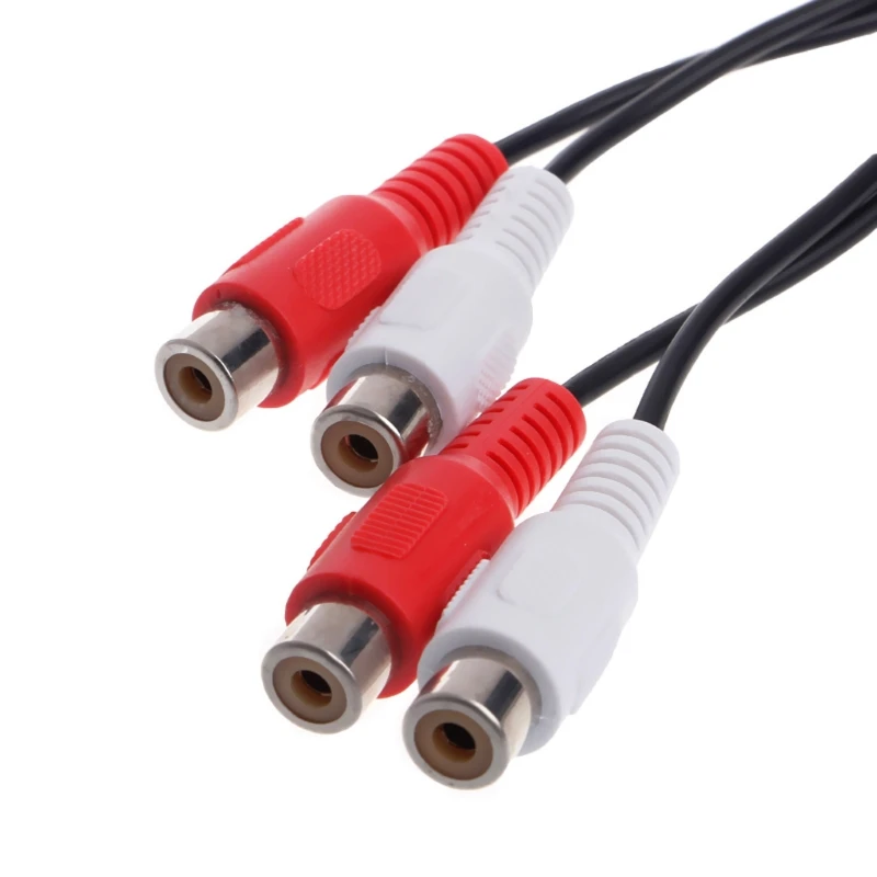 Mini 6 Pin ISO адаптер Aux Line Out 4 Chinch кабель RCA разъем для VW Seat Skoda Blaupunkt VDO Audi Ford новая