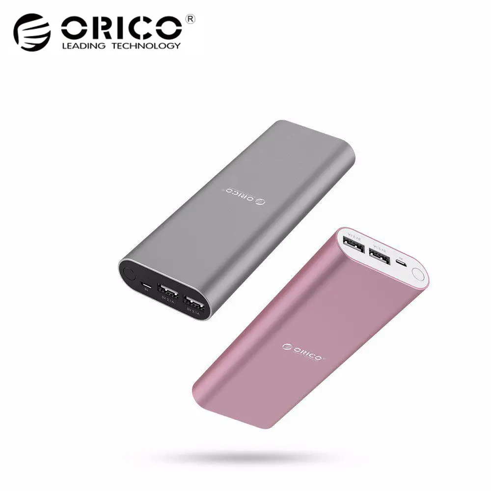 

ORICO 20000mAh Power Bank Dual 5V 2.1A USB Port External Battery Portable Mobile Phone Charger Powerbank for iPhone X 6 7 Plus