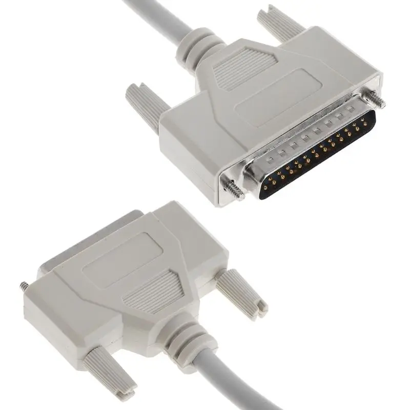 Кабель для принтера DB25 Male to Female 25 Pin удлинитель параллельный порт компьютера 3m 1 5