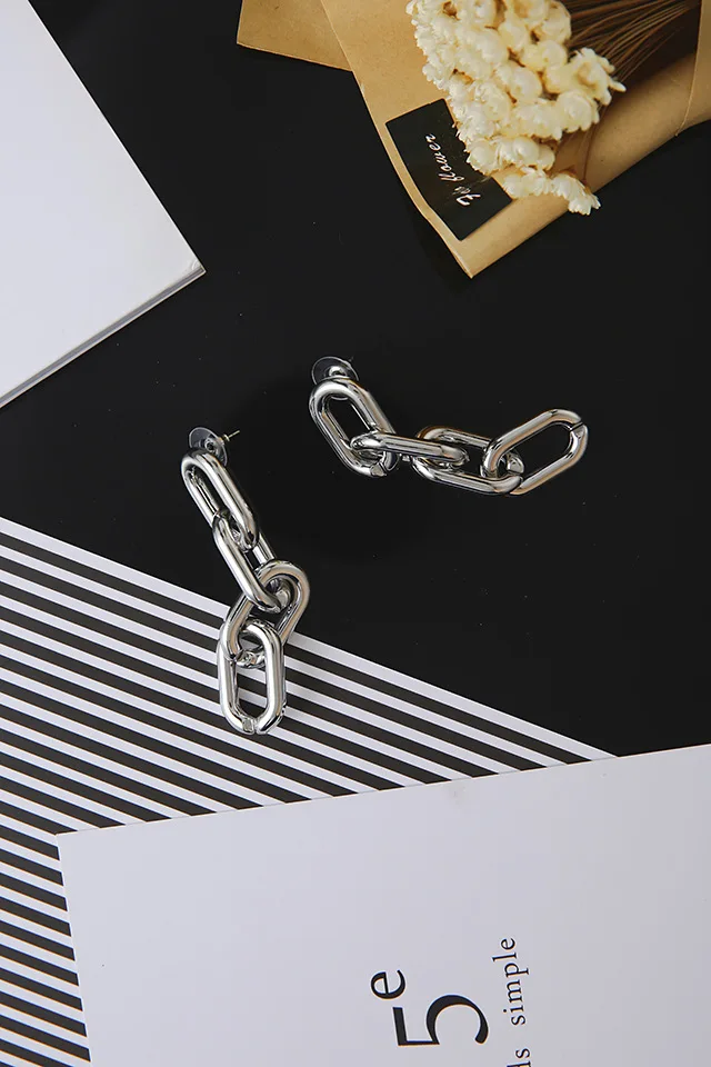 Уникальные дизайнерские массивные серьги с цепочкой для женщин, модные серьги, новинка года, вечерние ювелирные изделия в стиле панк, Oorbellen Pendientes Bijoux XE380