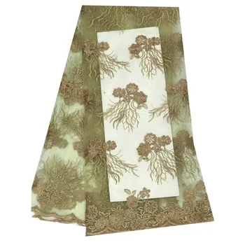 

Elegant evening French tulle lace cloth African net fabric for fashion lady HNZ161(5yards/lot)