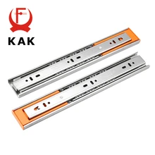 KAK 1"-22" направляющие из нержавеющей стали для выдвижных ящиков, направляющие для выдвижных ящиков, скользящие Трехсекционные направляющие для шкафа, мебельная фурнитура KAK 1"-22" направляющие из нержавеющей стали для выдвижных ящиков, направляющие для выдвижных ящиков, скользящие Трехсекционные направляющие для шкафа, мебельная фурнитура