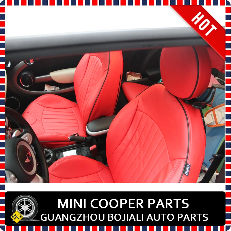 Red Color Seat Cover for mini cooper