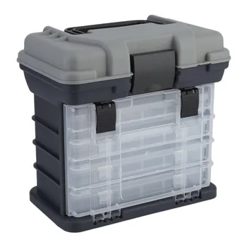 

Multi Layers Portable Fishing Tackle Box Lure Bait Hooks Terminal Tackle Storage Case Container Fishing Accessories Toiletry Kit