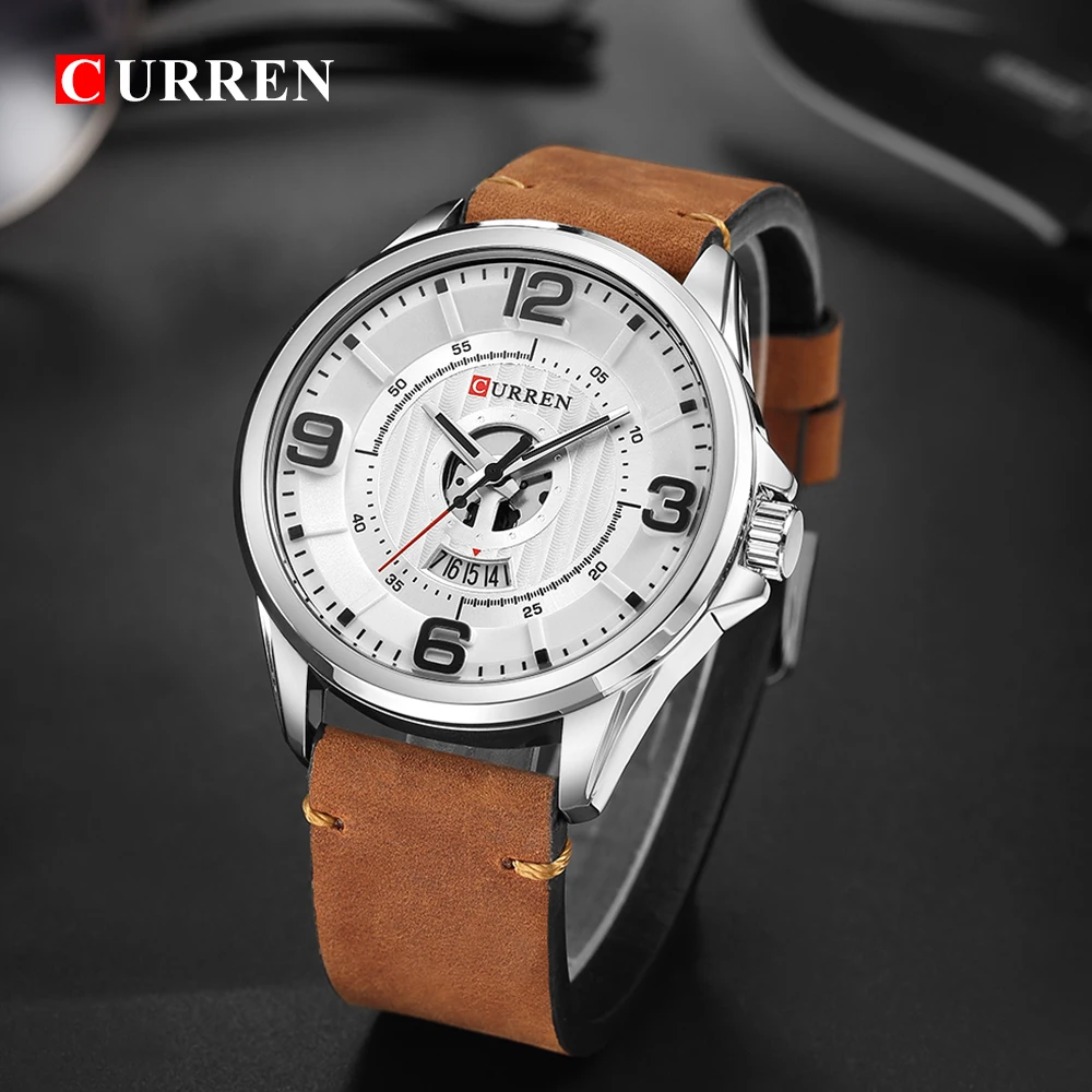 CURREN Watches Men Luxury Brand Army Military Quartz Wrist Watch Casual Business Clock Relogio Masc