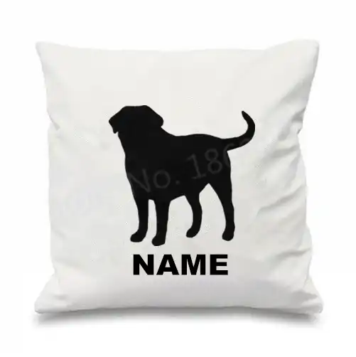personalised dog cushion
