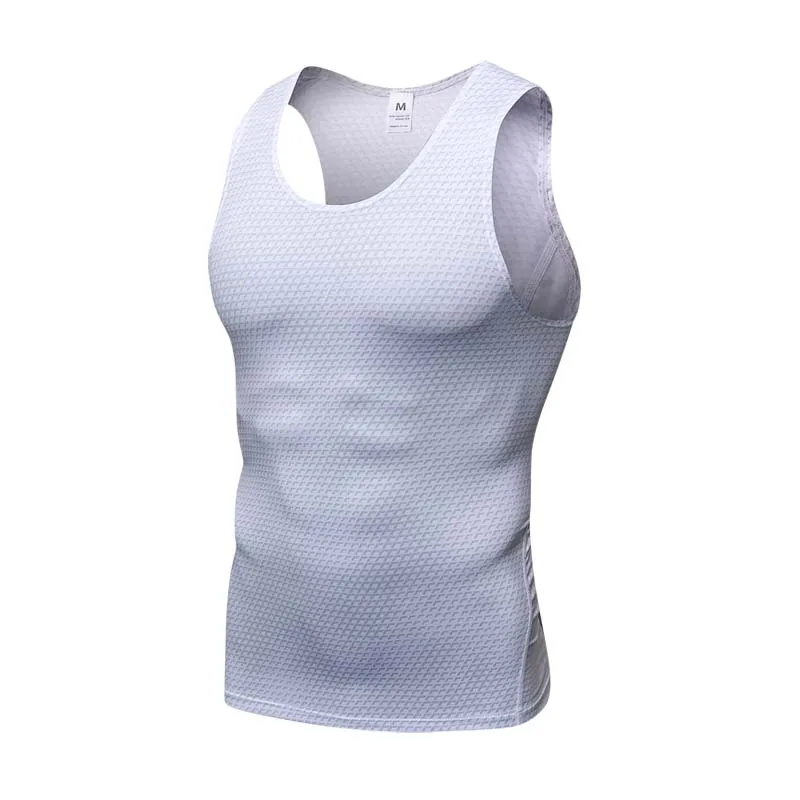 

New Arrival Men's Tank Tops Fitness Tights Tank Top Quickly Dry Sleeveless Gym Clothing Summer Cool Men's Running Vest