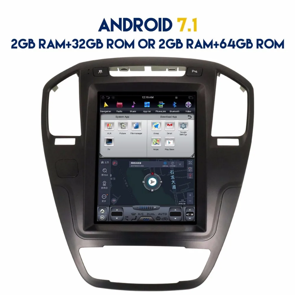 Cheap ZWNAV Android 8.1 4GB+64GB Car GPS Radio No DVD Player Navigation For Opel Insignia Vauxhall Holden CD300 CD400 Stereo Headunit 4