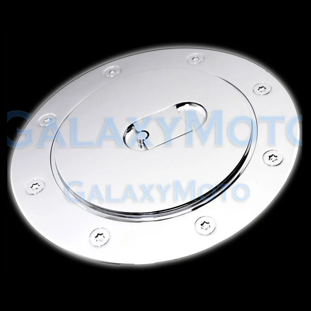 

XYIVYG For Chevy Chevrolet Suburban+Tahoe+Avalanche for Cadillac Escalade for GMC Yukon Triple Chrome ABS Fuel Gas Door Cover