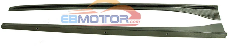 3D Style Real Carbon Fiber Side Skirts 2 Pcs For BMW F06 640i   650i M6 Grand Coupe M-Sport package 2013UP