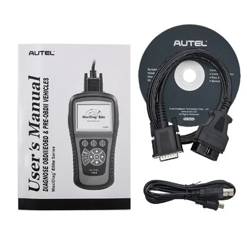 Новый autel MaxiDiag полный Системы OBD2 диагностический инструмент Поддержка