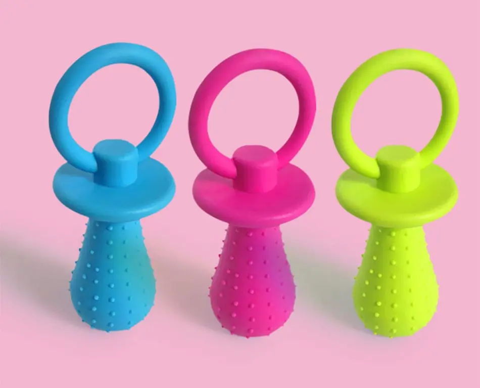 Жевательные игрушки для питомцев TPR экстра-жесткий резиновый мяч игрушка соска интерактивный эластичный шарик собака Писк игрушки для чистки зубов собаки мяч