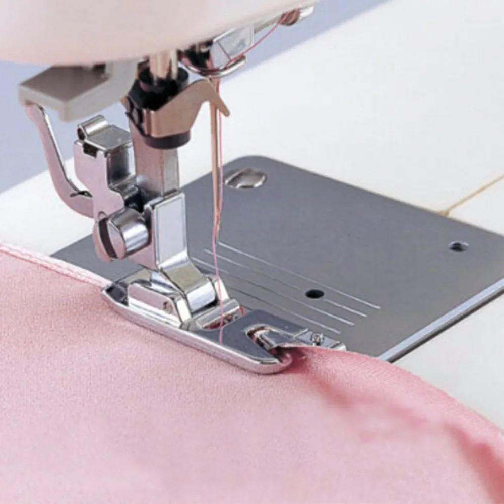 

1Pc Rolled Hem Foot For Brother Janome Singer Toyota Silver Bernet Sewing Machine