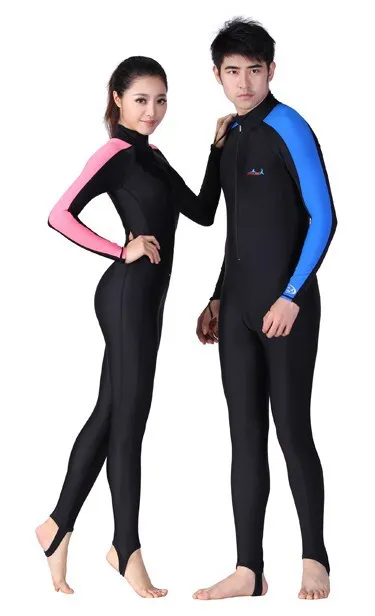 

Full Body Wetsuit UV Sun Protection Lycra Dive Skin Jumpsuit Rash Guard Basic Wetsuits 2019 Swimwear Stinger Suit