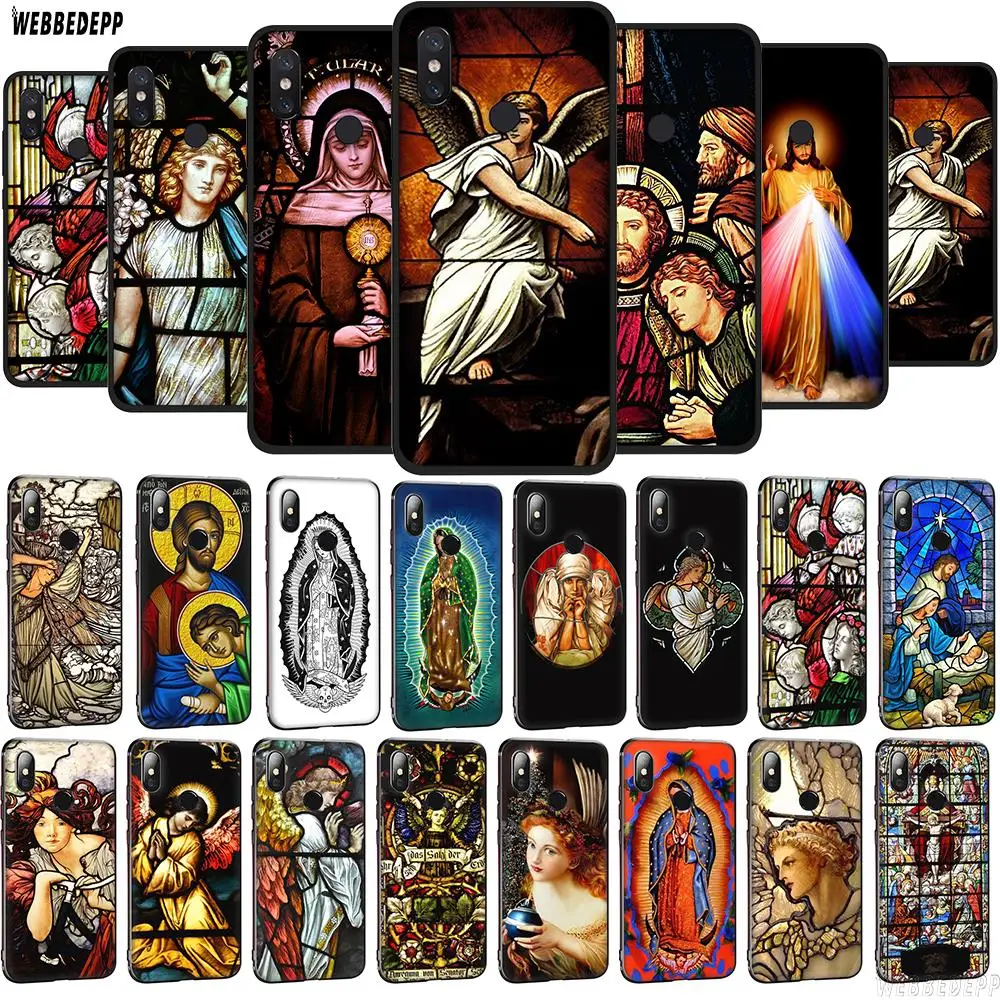 Чехол для телефона WEBBEDEPP Divine Mercy Jesus из ТПУ Xiaomi mi 8 A2 Lite A1 9 SE x 2s Max 3 POCOPHONE F1 мягкий