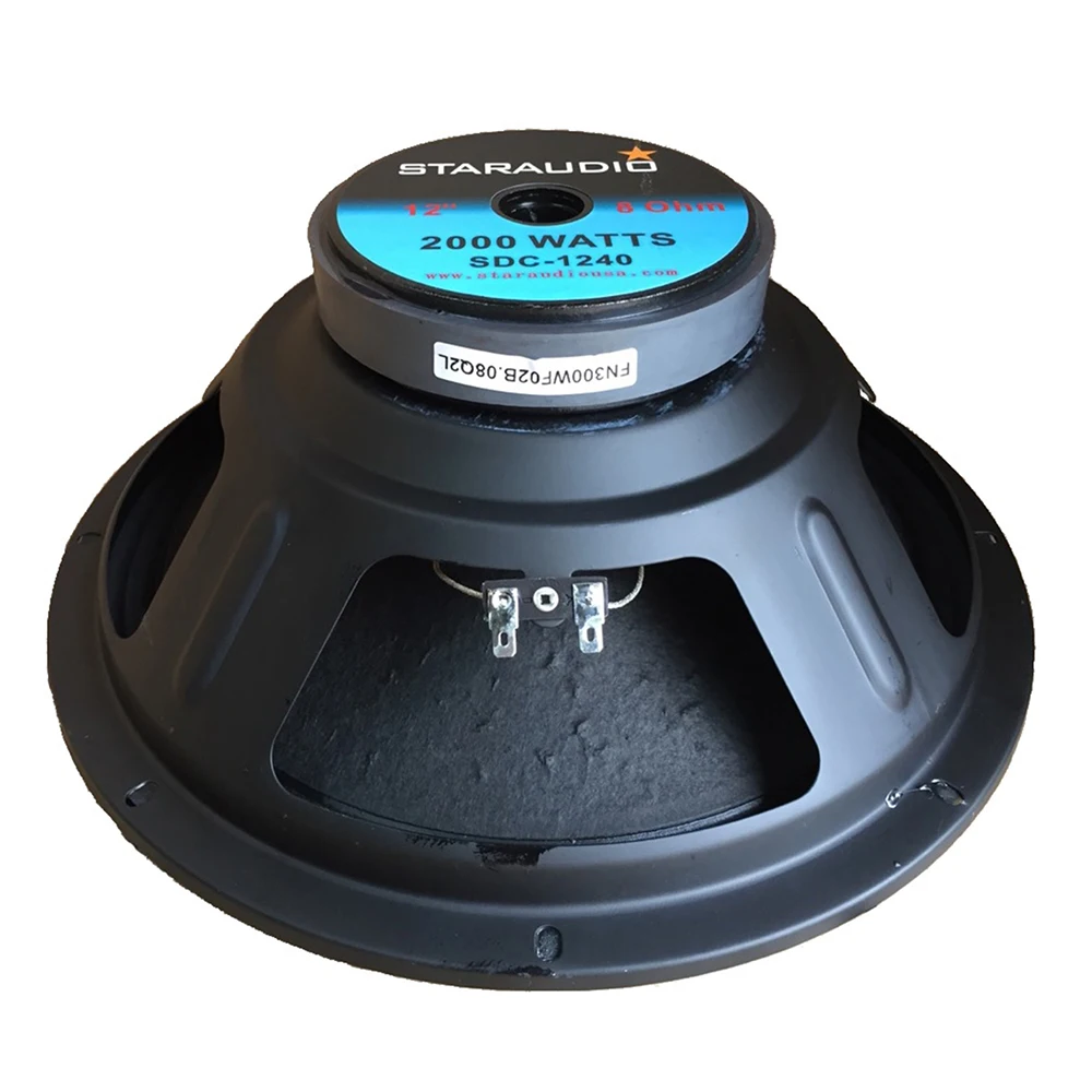 

STARAUDIO 2000W 12" Powered Replacemen 8 Ohm 40oz Raw Woofer PA DJ Active KTV Audio Karaoke Speaker Subwoofer Magnet SDC-1240