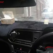 Фланель приборной панели крышки тире коврик в машину, на заказ, аксессуары для Hyundai Avante, elantra I35