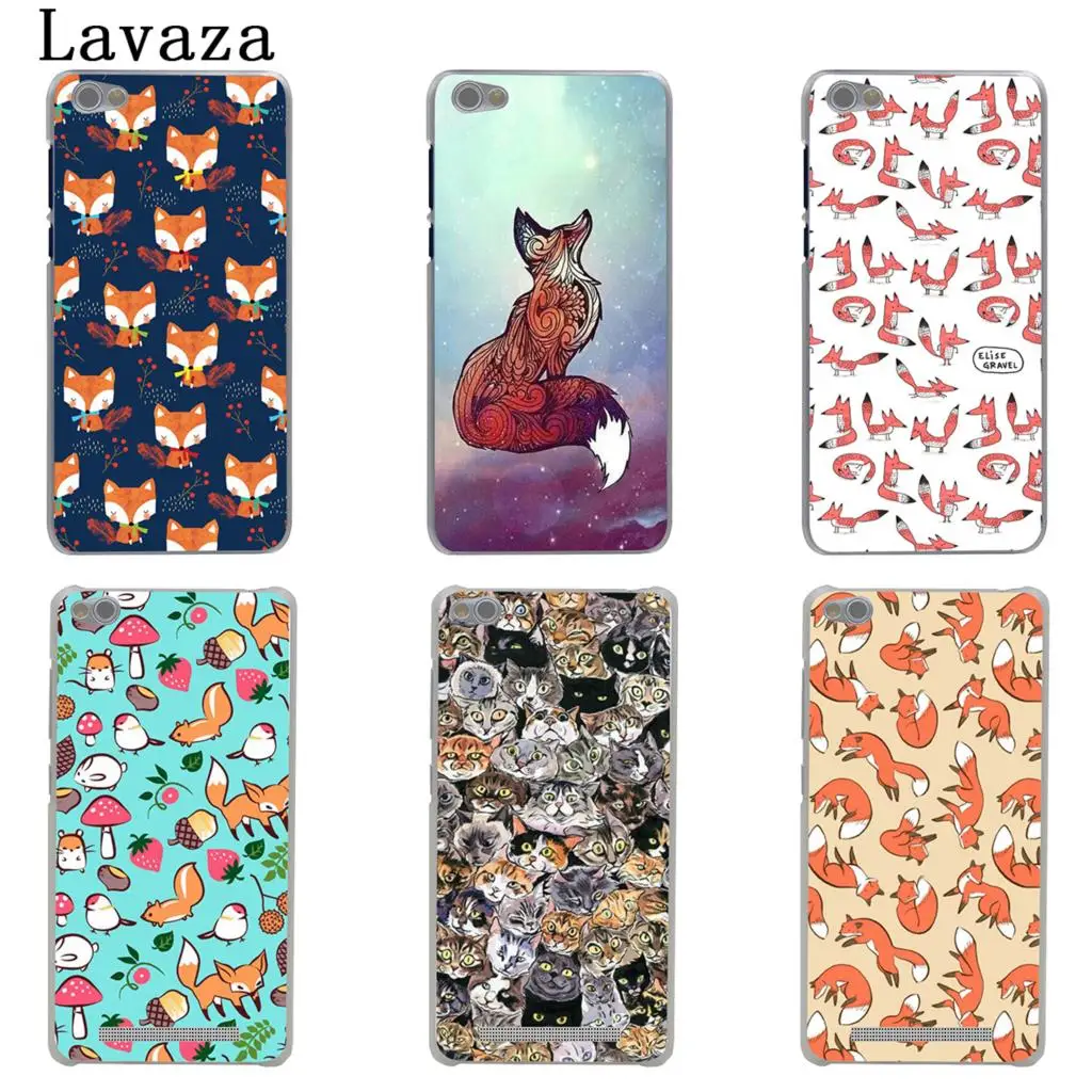 Lavaza Animal More Cute Fox cat Hard Phone Case for Xiaomi Redmi 5 Plus 6A 4A S2 Note 5A Prime 5 6 7 Pro 4 4x Cover 5A